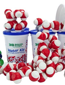 3D Molecular Design models water kit